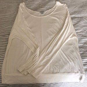 Creamy White Old Navy Long-sleeve Shirt